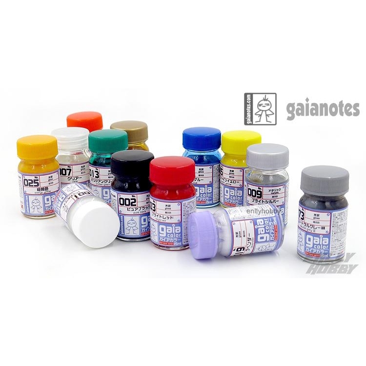 Sơn mô hình GAIA SUNIN color basic series G001 - G031 lacquer paint