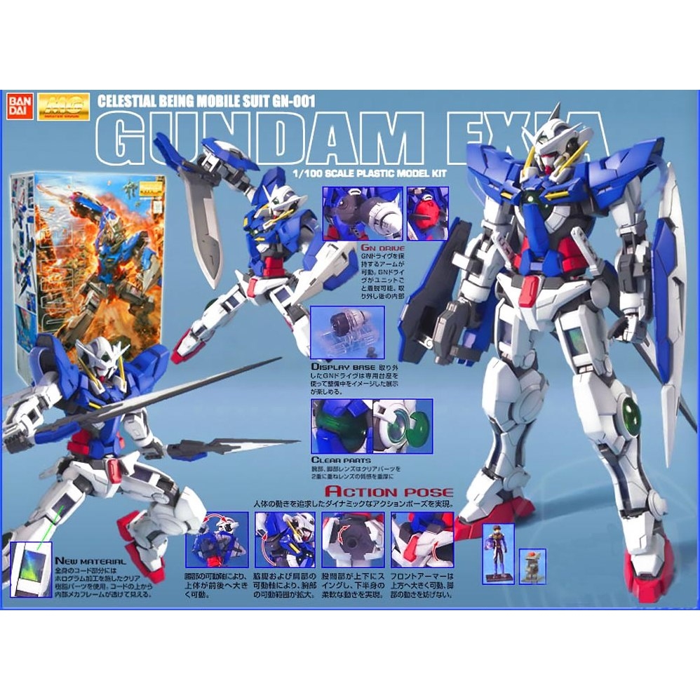 Mô hình lắp ráp MG GUNDAM EXIA GN-001 1/100 BANDAI