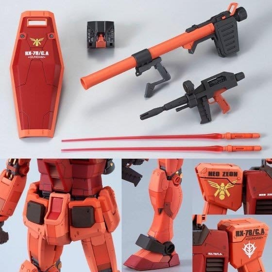 Mô hình lắp ráp MG 1/100 RX-78-2 RX78 CA Casval’s Ver.3.0 6628 gundam Daban