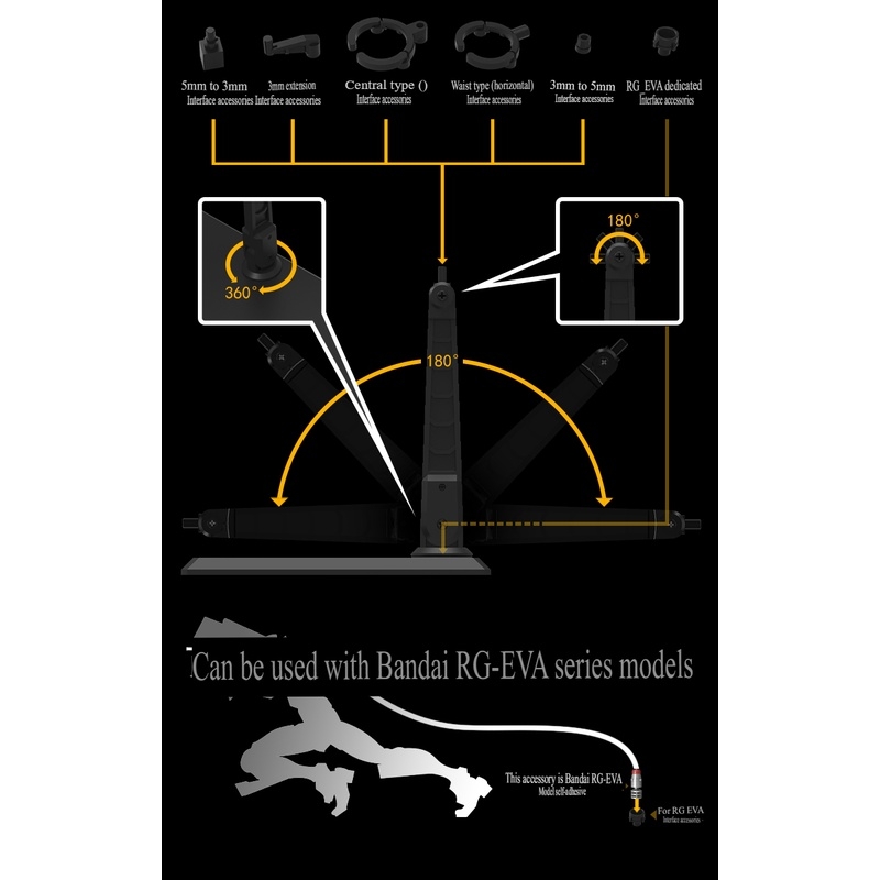 Giá đế đỡ mô hình DDB Action base FM HG RG Aerial Witch Mercury series các loại