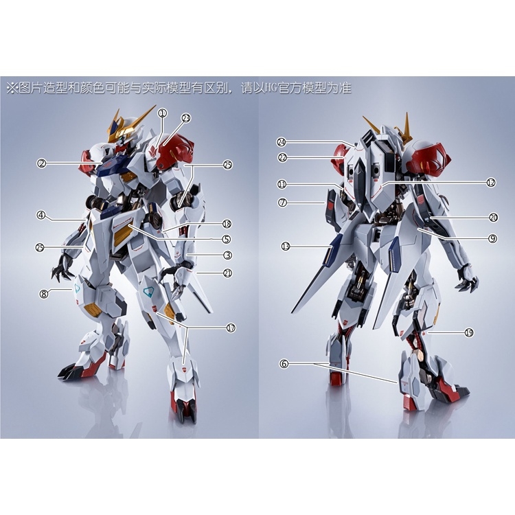 Decal dán mô hình IBO Barbatos 8818 Vidar Bael MG HG HIRM series các loại Water sticker