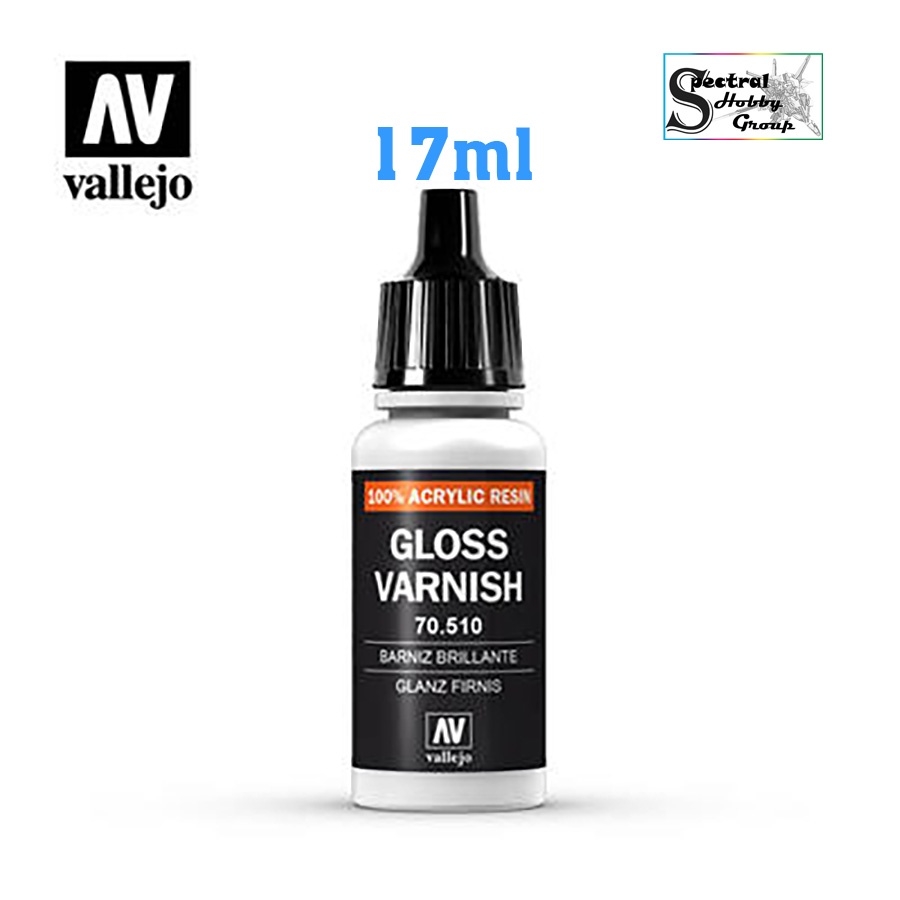 Sơn nước Acrylic Vallejo Mecha Varnish bảo vệ chóng mài AV 26517 70520 27701 Gloss Matt Protects painted