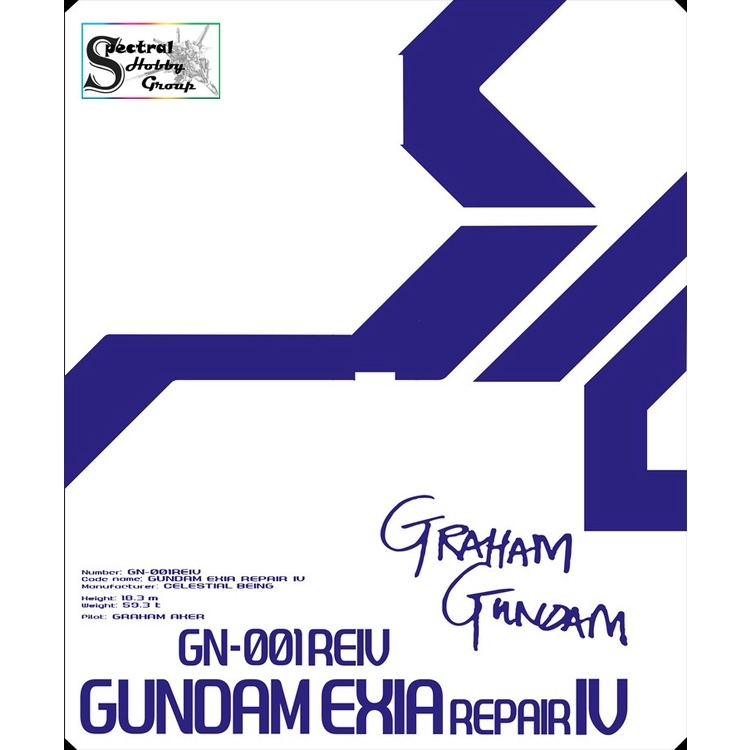 Decal nước dán mô hình EXIA MG RG HG Avalanche Gundam decal base các loại Water sticker