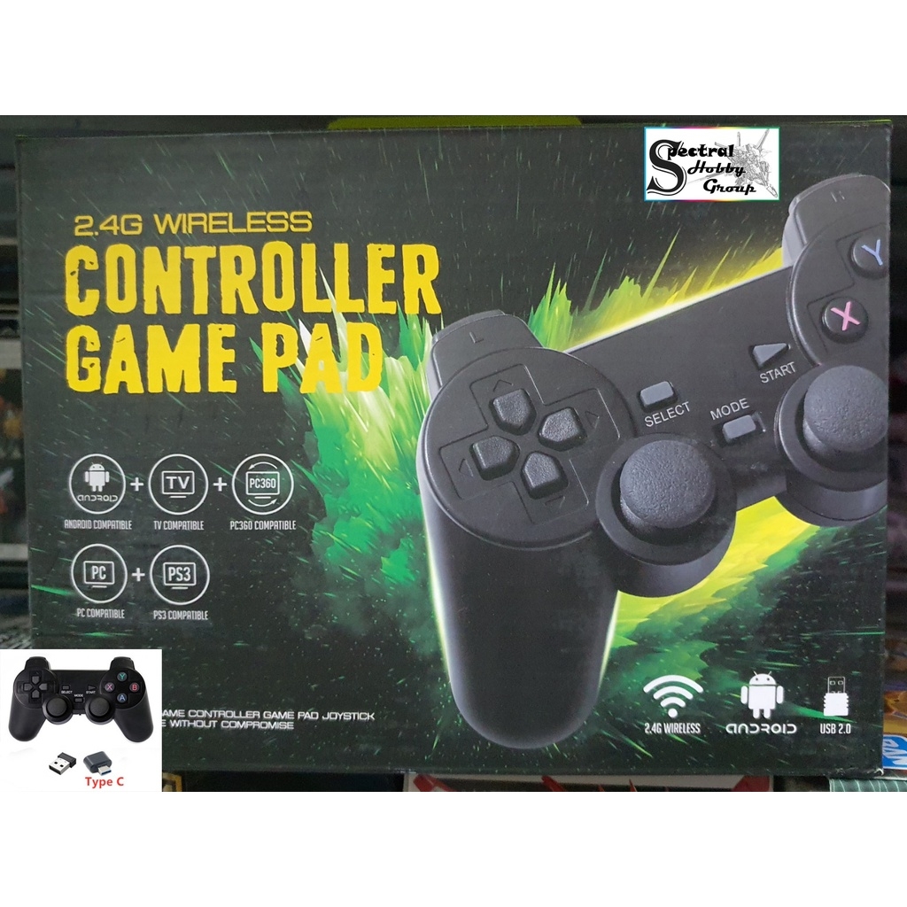 Tay cầm chơi game không dây 2.4G wireless game controller 706W cho PC PS3 TVBOX ANDROID các loại