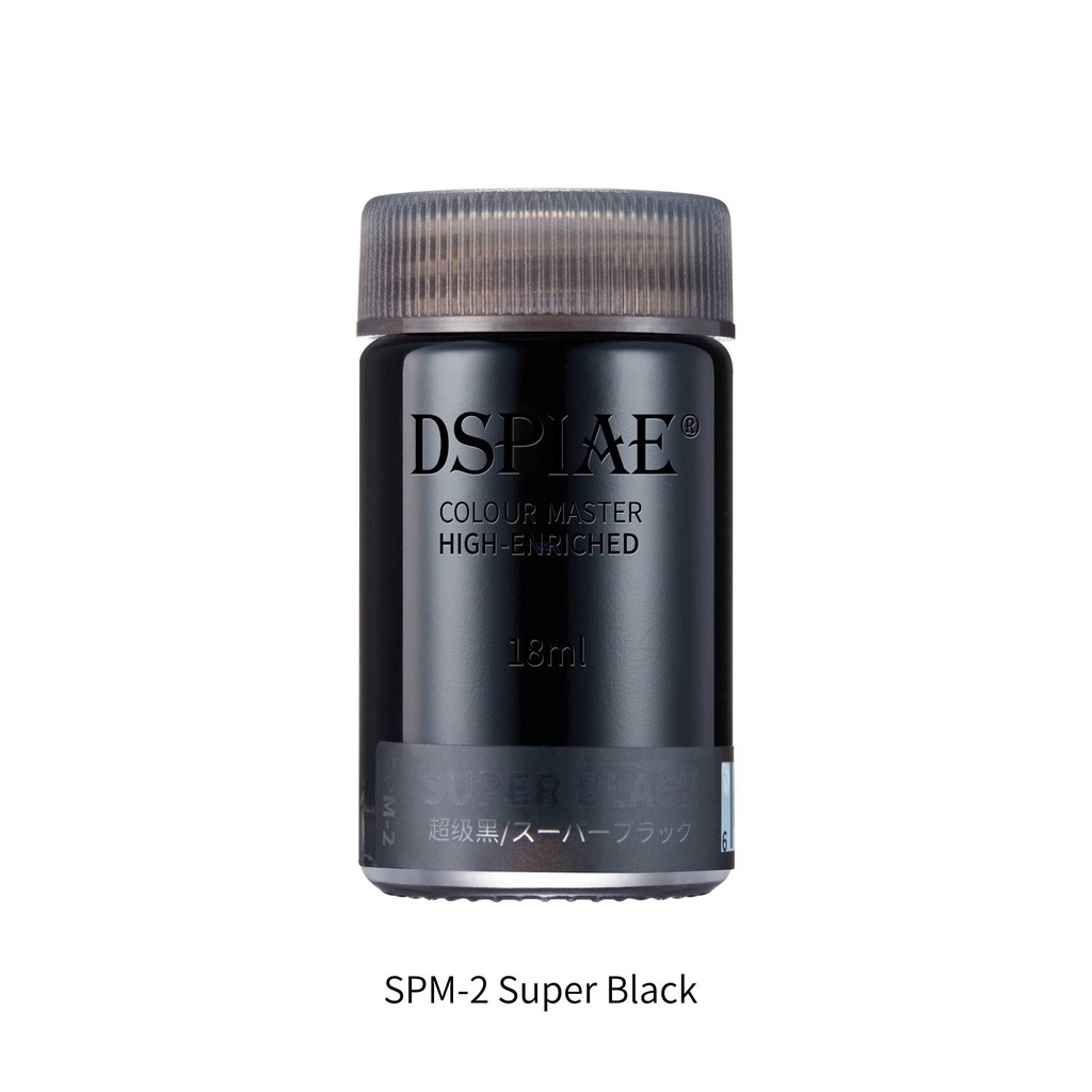 Sơn mô hình DSPIAE color siêu đen / bạc super black silver SPM1 SPM2 lacquer paint