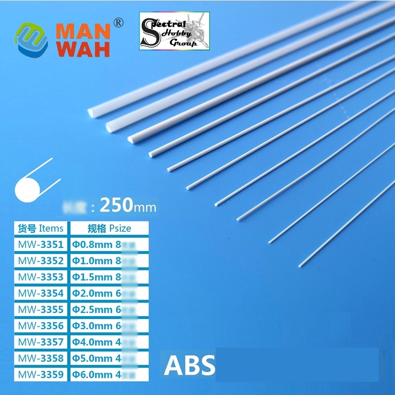 Dụng cụ que thanh nhựa độ mô hình rod tube abs
