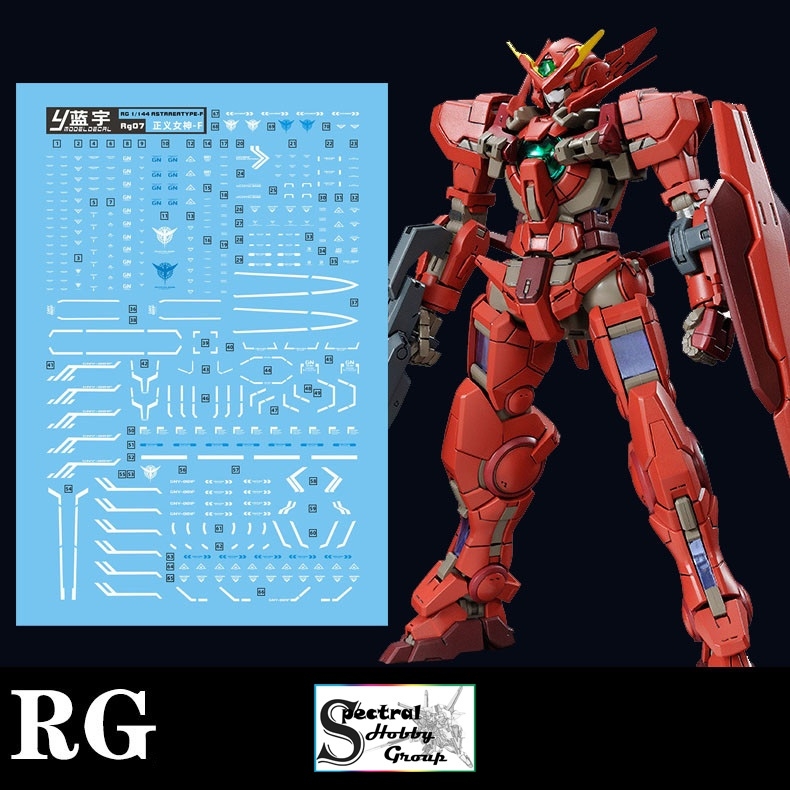 Decal nước dán mô hình MG RG HG Astraea Type F 8816 Avalanche Red White Water sticker