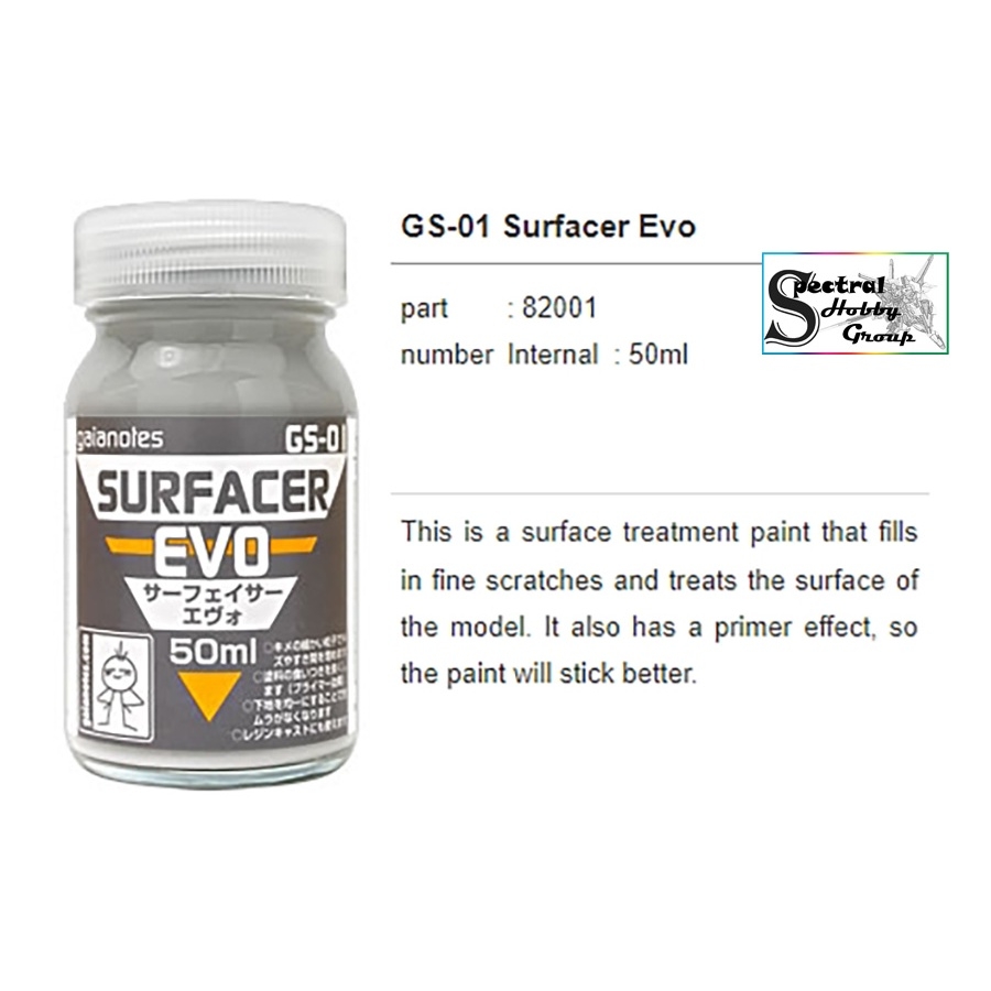 Sơn mô hình Gaia Ex series 01 02 03 04 05 06 Surfacer EVO series