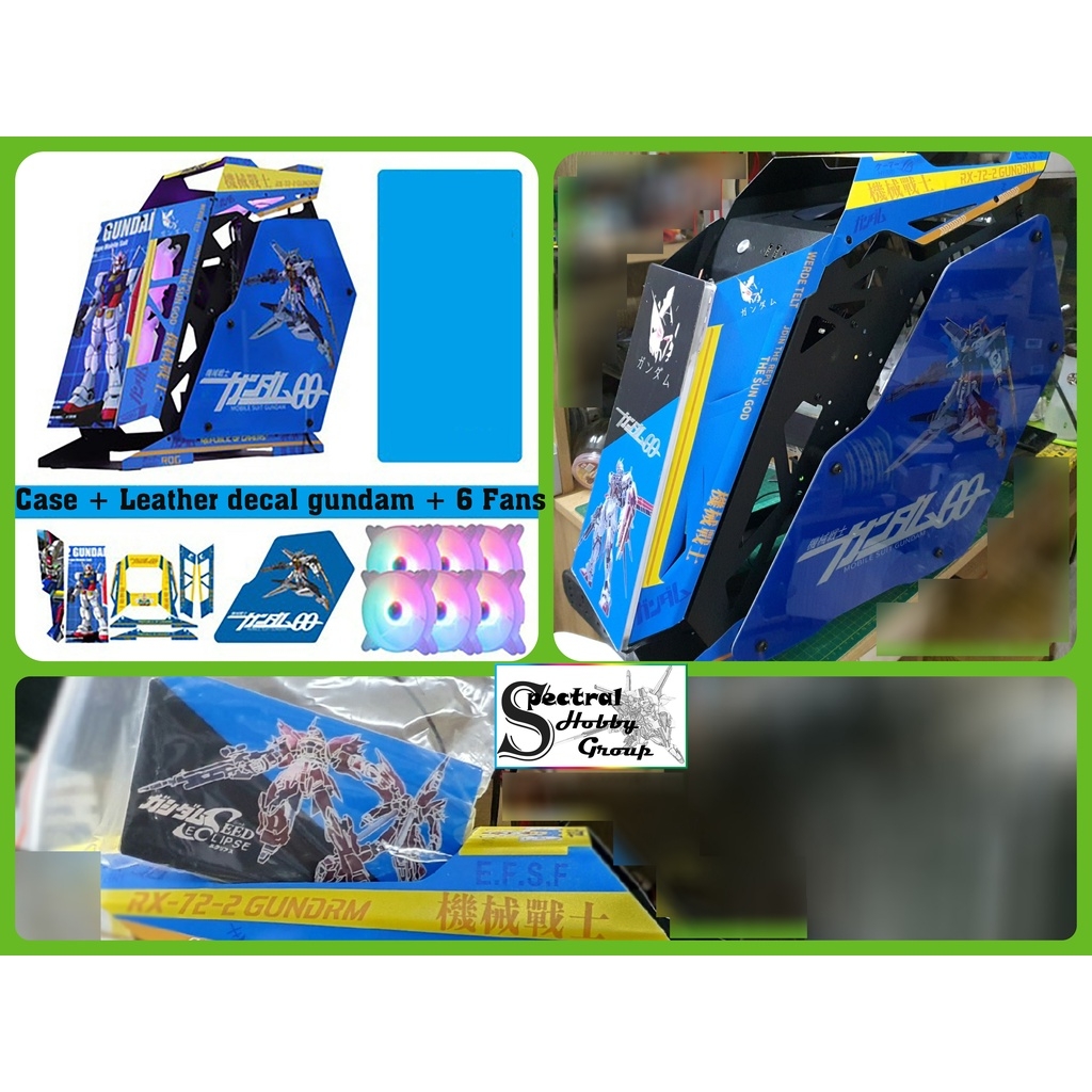 Vỏ case máy tính vsp-k Custom Anime Gundam Micro-ATX ITX