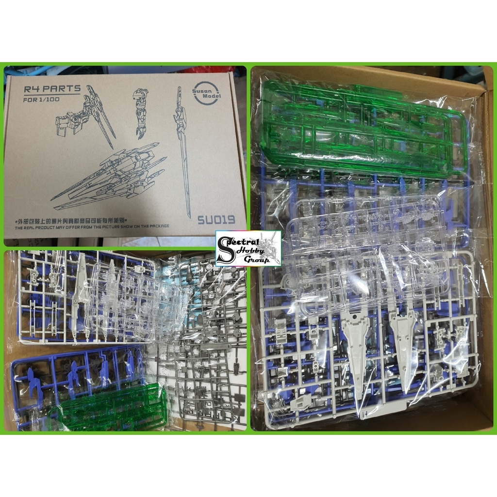 Phụ kiện lắp ráp R4 Repair modified cho MG 00 Exia 00Q Astraea 00 Raiser series Susan