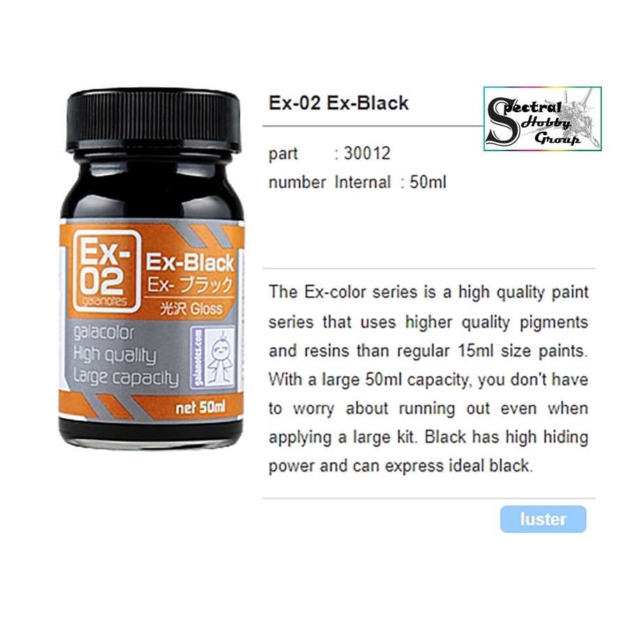 Sơn mô hình Gaia Ex series 01 02 03 04 05 06 Surfacer EVO series