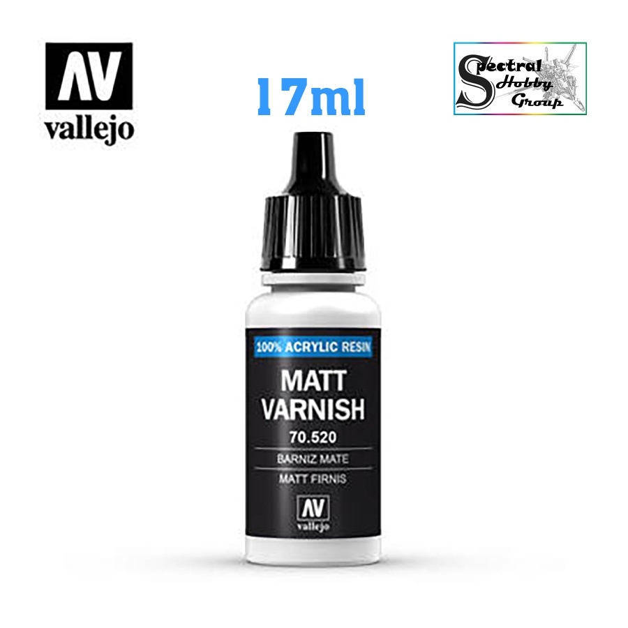 Sơn nước Acrylic Vallejo Mecha Varnish bảo vệ chóng mài AV 26517 70520 27701 Gloss Matt Protects painted