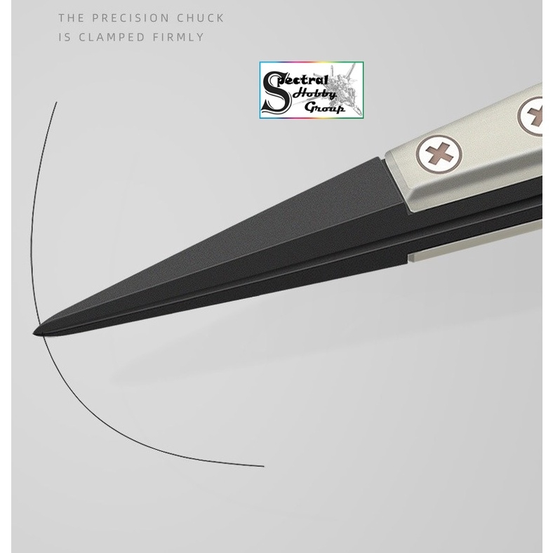 Nhíp gắp cho mô hình decal gundam bảng mạch YR-KZB Anti-static tweezers stainless steel head plastic