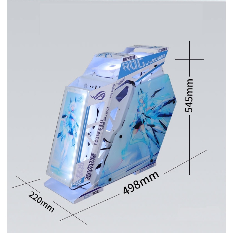 Vỏ case máy tính vsp-k Custom Anime Gundam Micro-ATX ITX