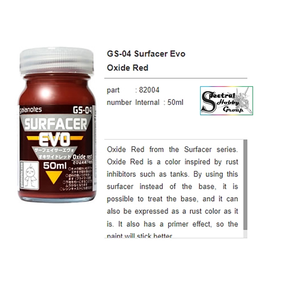 Sơn mô hình Gaia Ex series 01 02 03 04 05 06 Surfacer EVO series