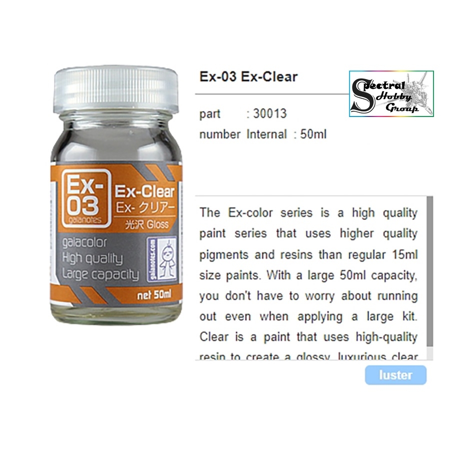 Sơn mô hình Gaia Ex series 01 02 03 04 05 06 Surfacer EVO series