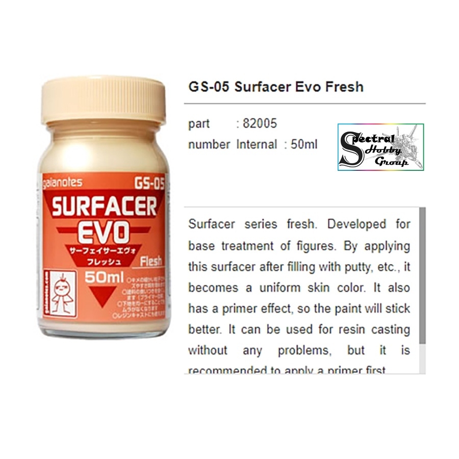 Sơn mô hình Gaia Ex series 01 02 03 04 05 06 Surfacer EVO series