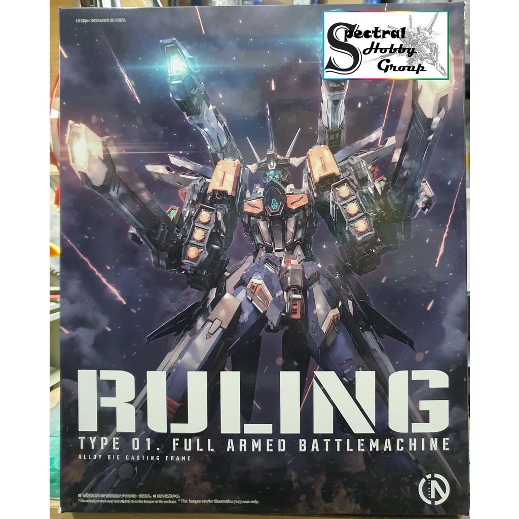Mô hình lắp ráp MG 1/100 RULING Full Armed Battlemachine type 01 Infinite Dimension SNAA