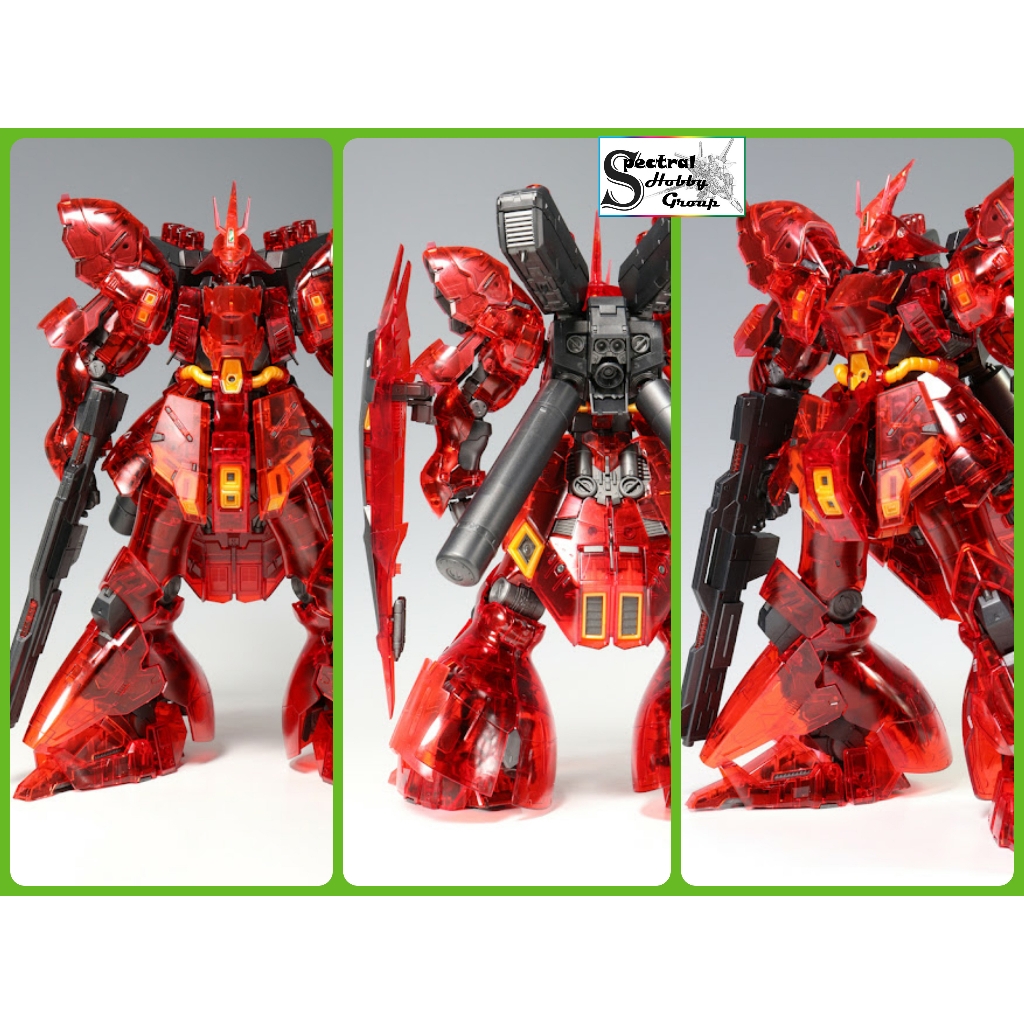 Mô hình lăp ráp RG 1/144 Sazabi Clear Color Limited Bandai