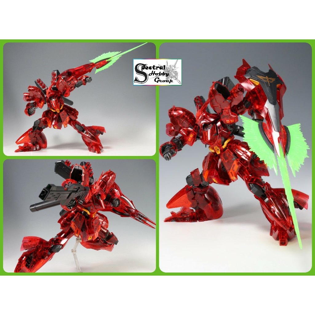 Mô hình lăp ráp RG 1/144 Sazabi Clear Color Limited Bandai