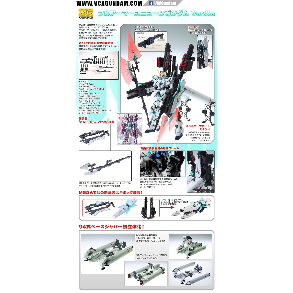 Mô hình lắp ráp MG 1/100 RX-0 Full Armor Unicorn Gundam Ver.Ka RX0 Bandai