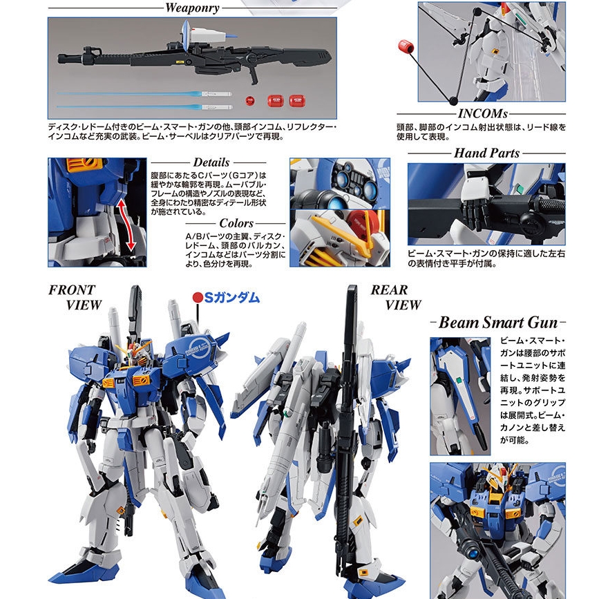 Mô hình lắp ráp MG 1/100 Ex-S Gundam / S Gundam ver. 1.5 Bandai