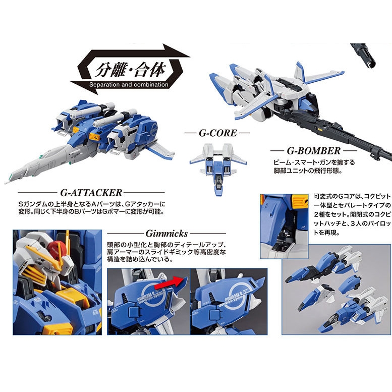 Mô hình lắp ráp MG 1/100 Ex-S Gundam / S Gundam ver. 1.5 Bandai