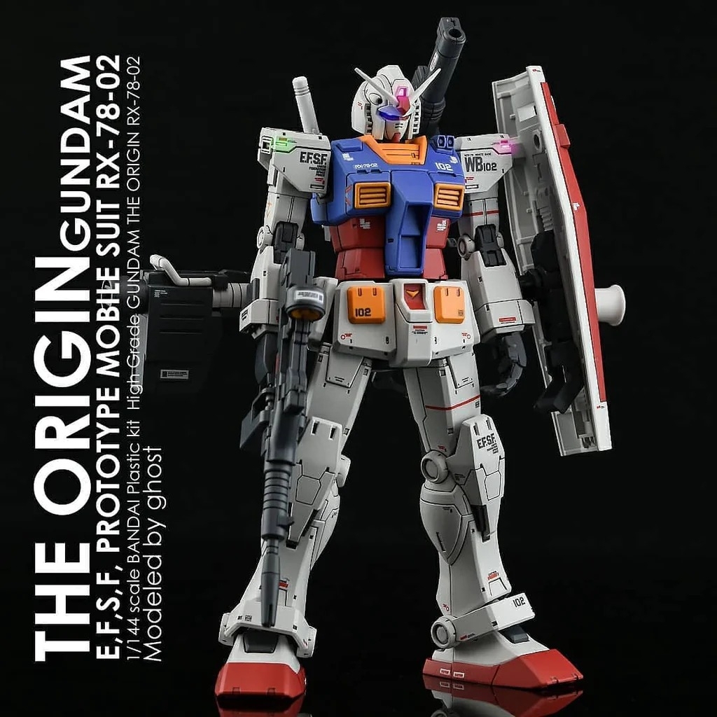 Mô hình lắp ráp MG 1/100 RX-78-02 GUNDAM THE ORIGIN GTO Ver RX78 Bandai
