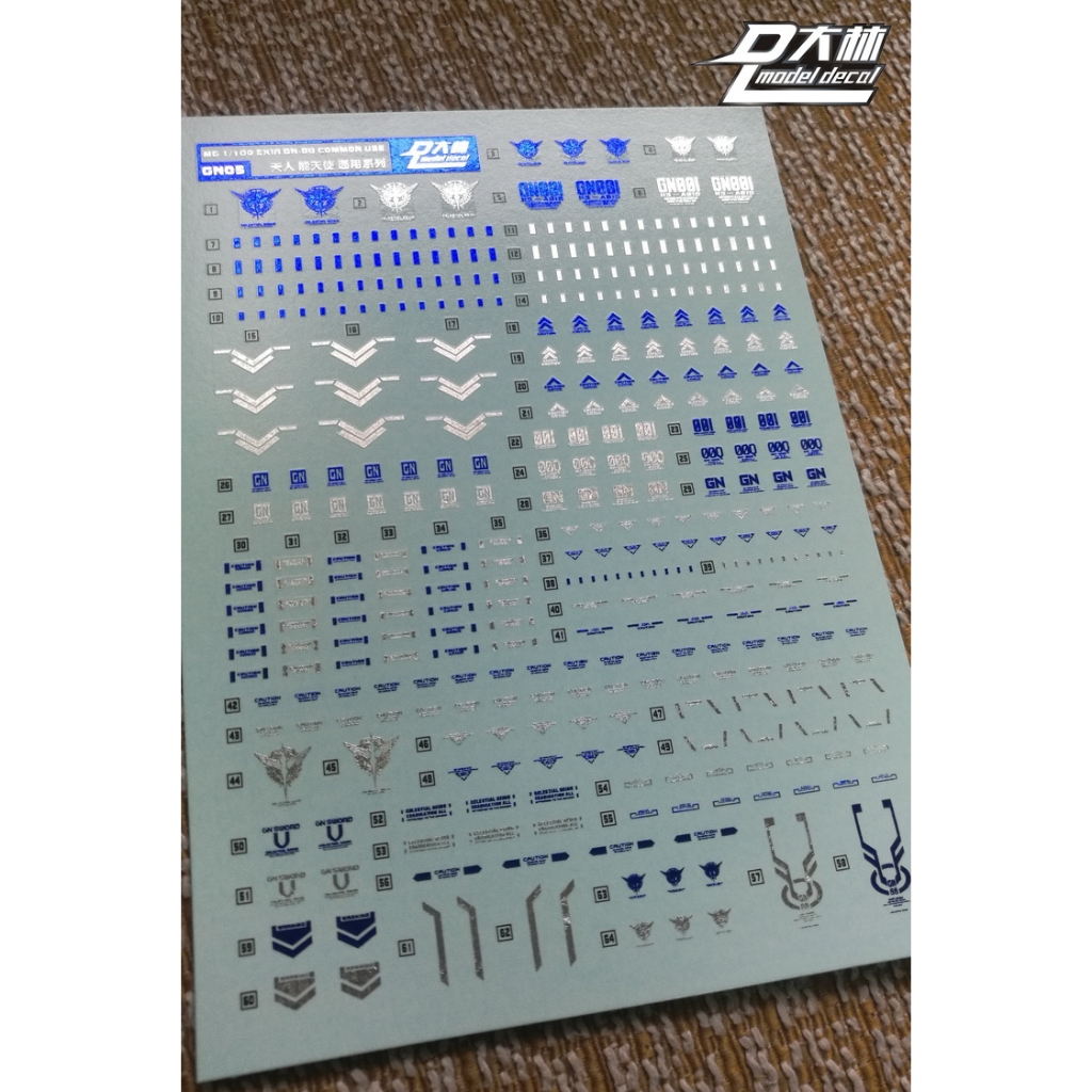 Decal nước dán mô hình EXIA MG RG HG Avalanche Gundam decal base các loại Water sticker