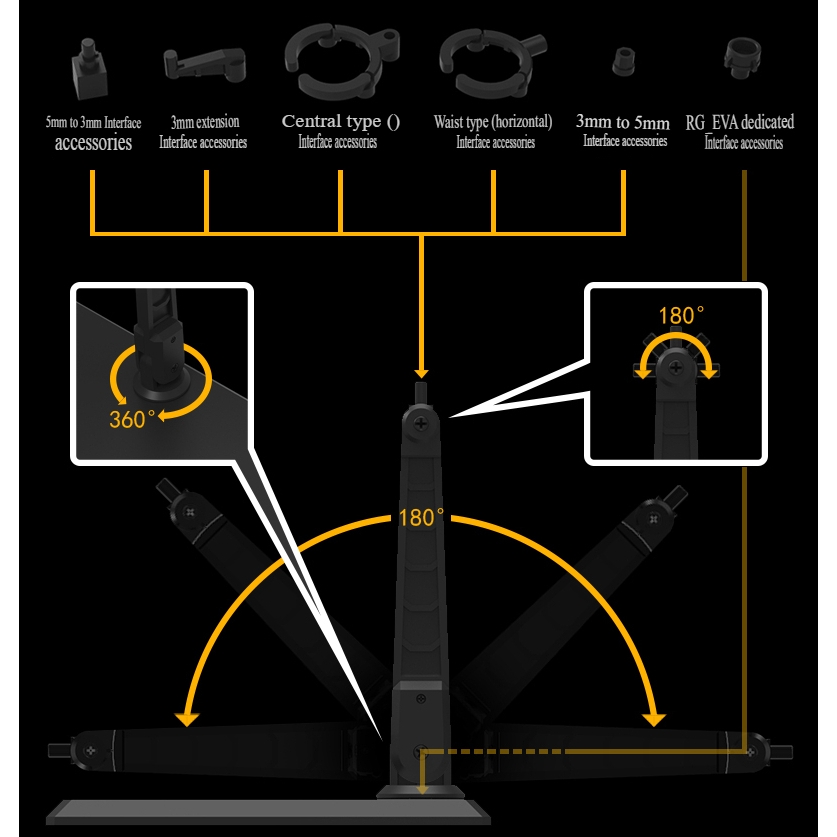 Phụ kiện mô hình DDB giá đỡ đế Action base cho RG HG Nu - Hinu RX93 gundam các loại