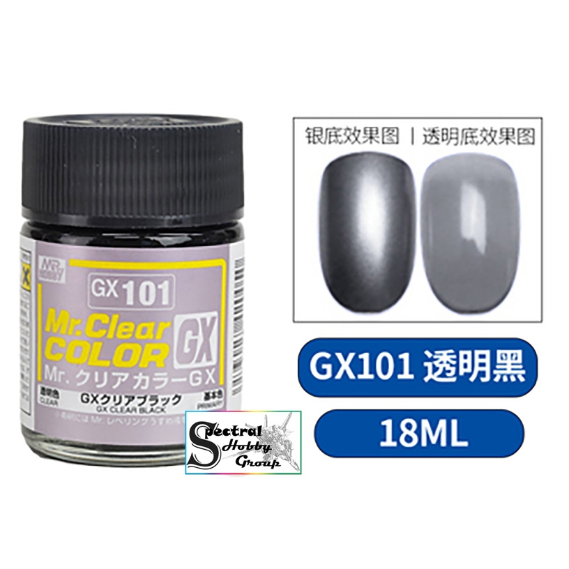 Sơn mô hình màu trong Clear Transparent MR.Hobby color GX101~GX111 C47-C50 paint lacquer