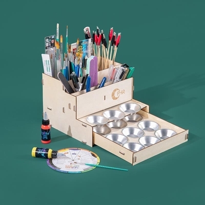 Hộp khay kệ gỗ đựng dụng cụ mô hình Gundam tool holder parts storage rack các loại