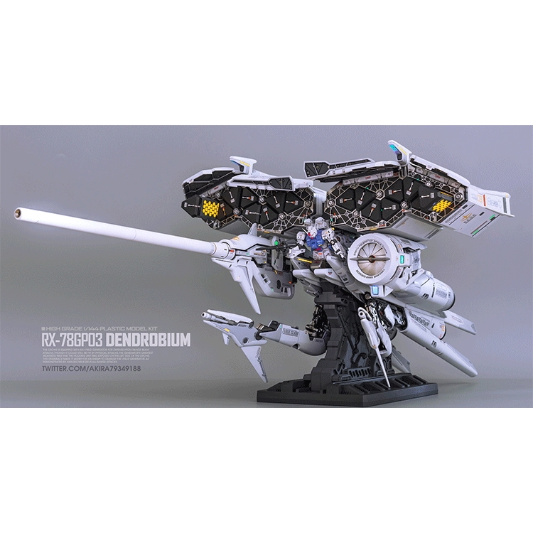 Decal nước dán mô hình HG GP03D Dendrobium RX-78 Gundam Water sticker