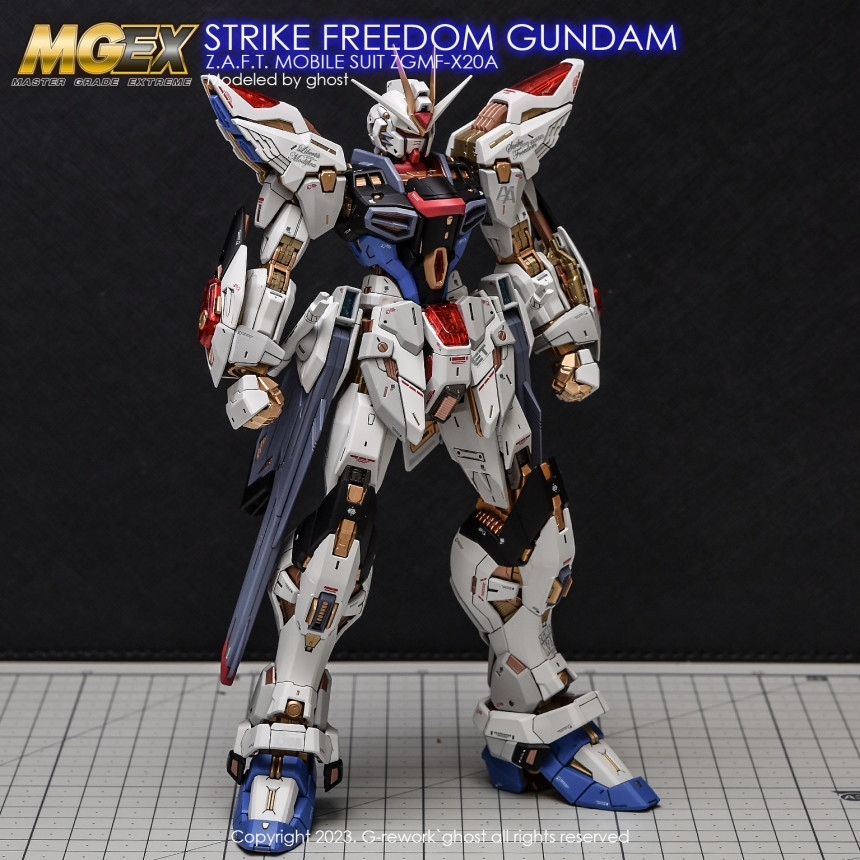 Decal nước dán mô hình MGEX STRIKE FREEDOM GUNDAM water sticker các loại