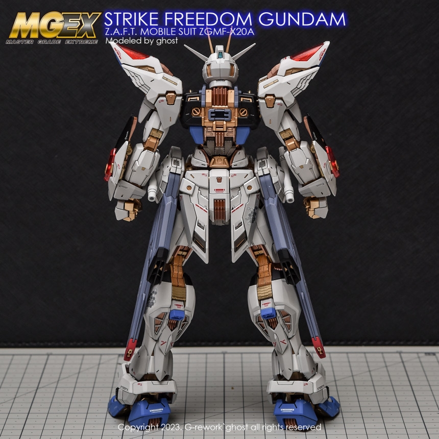 Decal nước dán mô hình MGEX STRIKE FREEDOM GUNDAM water sticker các loại