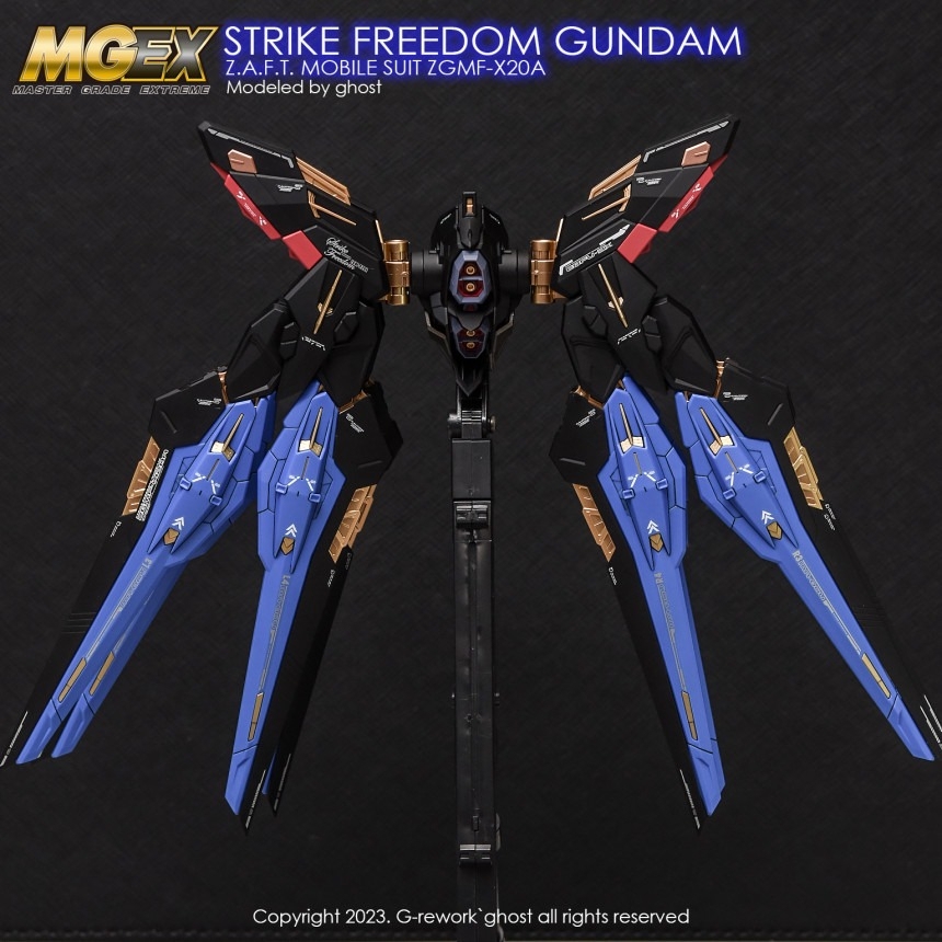Decal nước dán mô hình MGEX STRIKE FREEDOM GUNDAM water sticker các loại