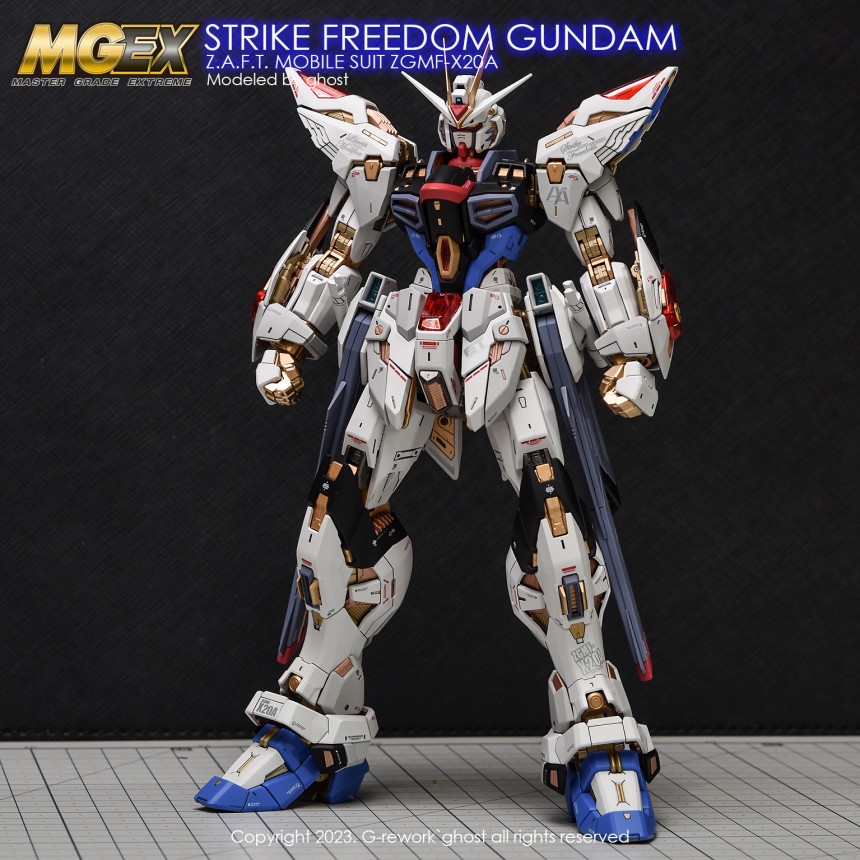 Decal nước dán mô hình MGEX STRIKE FREEDOM GUNDAM water sticker các loại