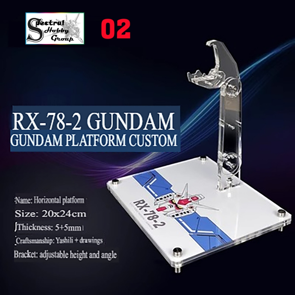Đế giá đỡ action base mica cho PG RX-78-2 Unleashed RX78 PGU GUNDAM PLATFORM CUSTOM