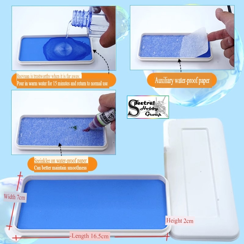 Dụng cụ dưỡng ẩm sơn gốc nước Water based Pigment Paint Moisturizing Color Box