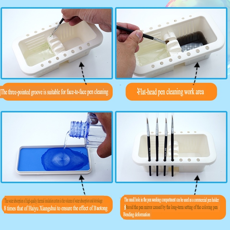 Dụng cụ dưỡng ẩm sơn gốc nước Water based Pigment Paint Moisturizing Color Box