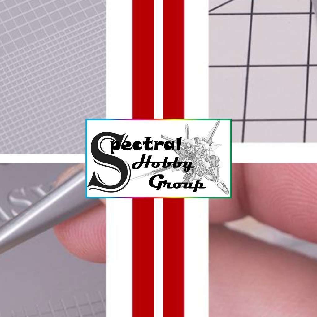 Dụng cụ HOBBY MIO bảng mẫu cắt masking template Metal Cover Tape Cutting Plate