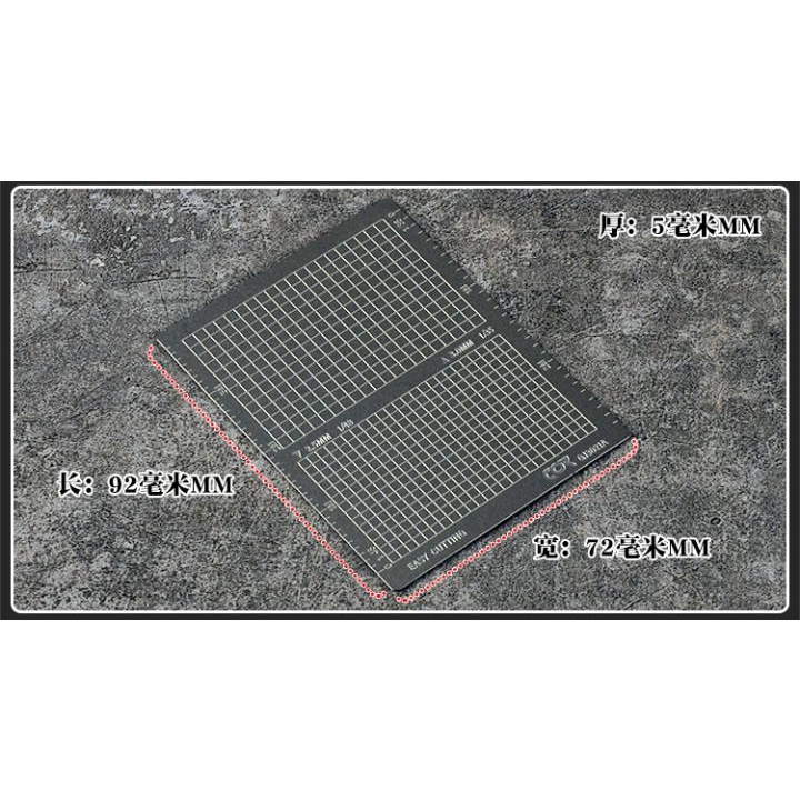 Dụng cụ COR bảng mẫu cắt masking template Metal Cover Tape Cutting Plate GJ3024