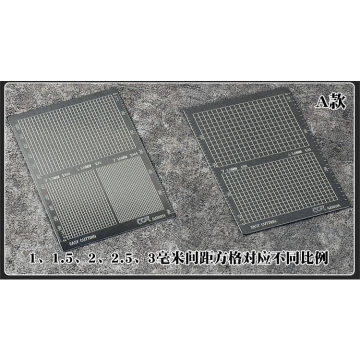 Dụng cụ COR bảng mẫu cắt masking template Metal Cover Tape Cutting Plate GJ3024