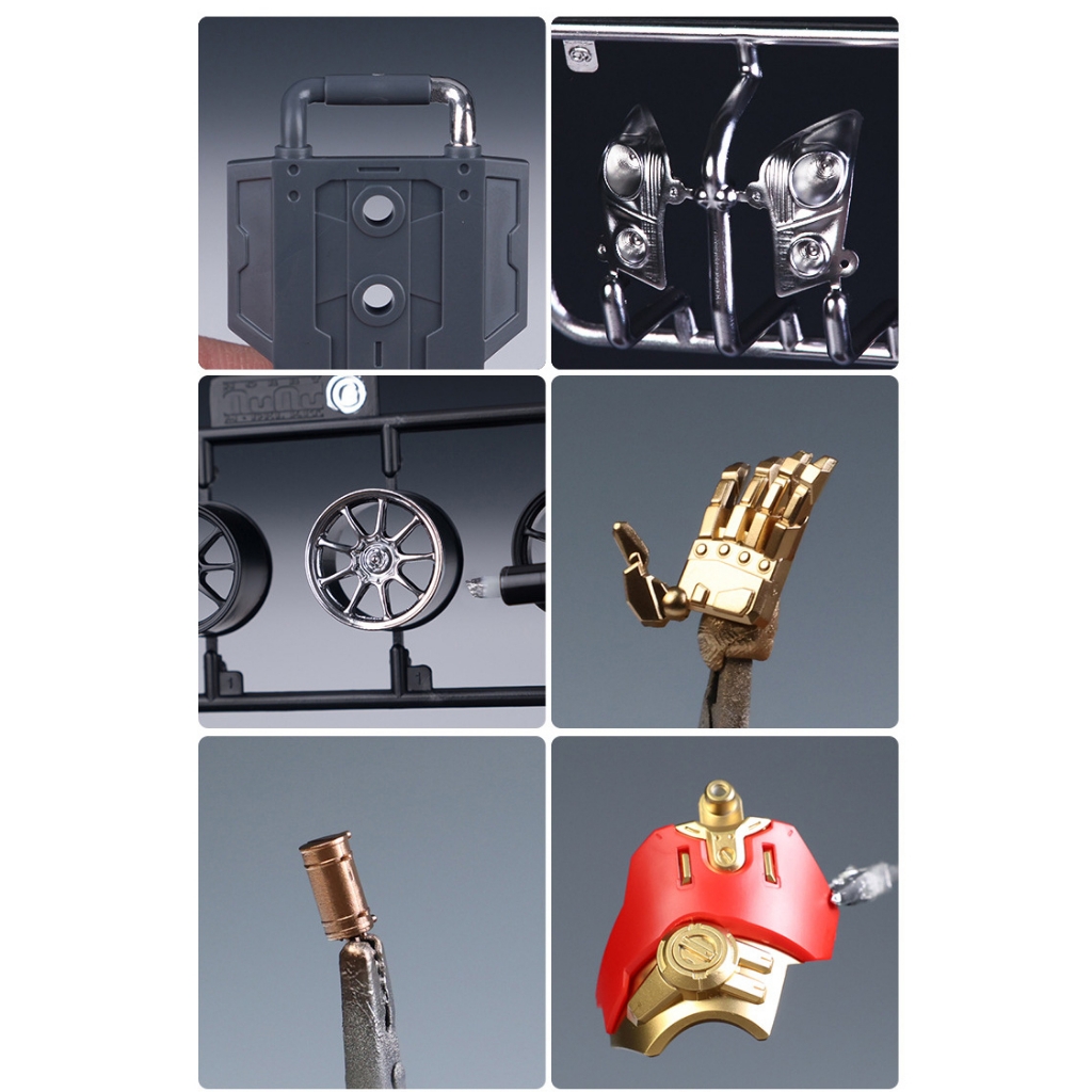 Bút sơn mô hình Hobby Mio Super metallic Gold Chrome silver Paint Color Pen Gundam marker