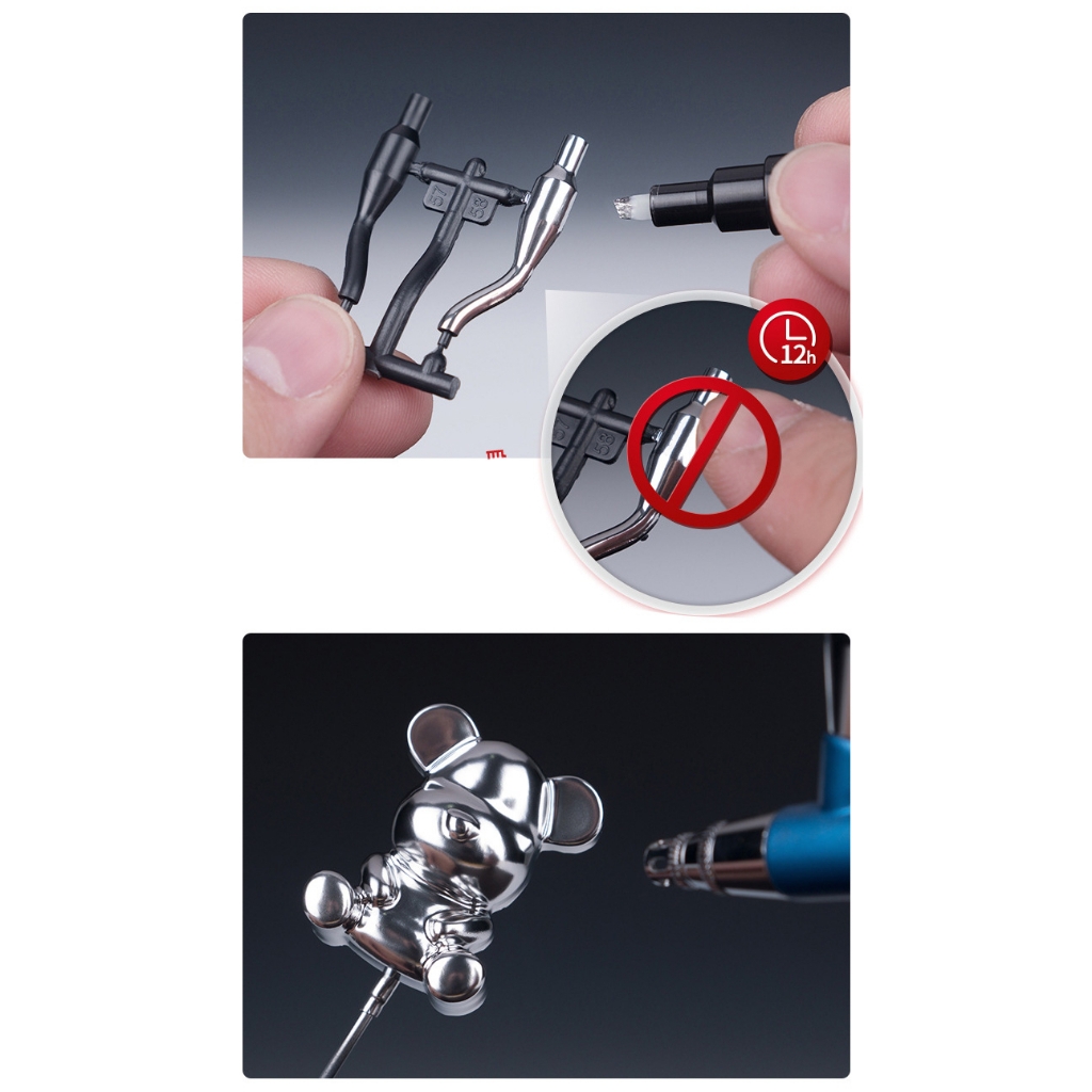 Bút sơn mô hình Hobby Mio Super metallic Gold Chrome silver Paint Color Pen Gundam marker