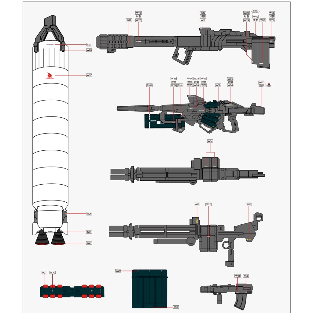 Decal nước mô hình PG các loại Unicorn Perfectibility Banshee Phenex UC Water sticker
