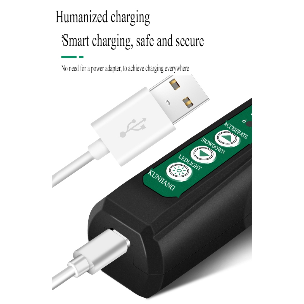 Máy khoan cắt mini KJ202 đa năng Electric grinder small hand-held drill 6 speed Led rechargable