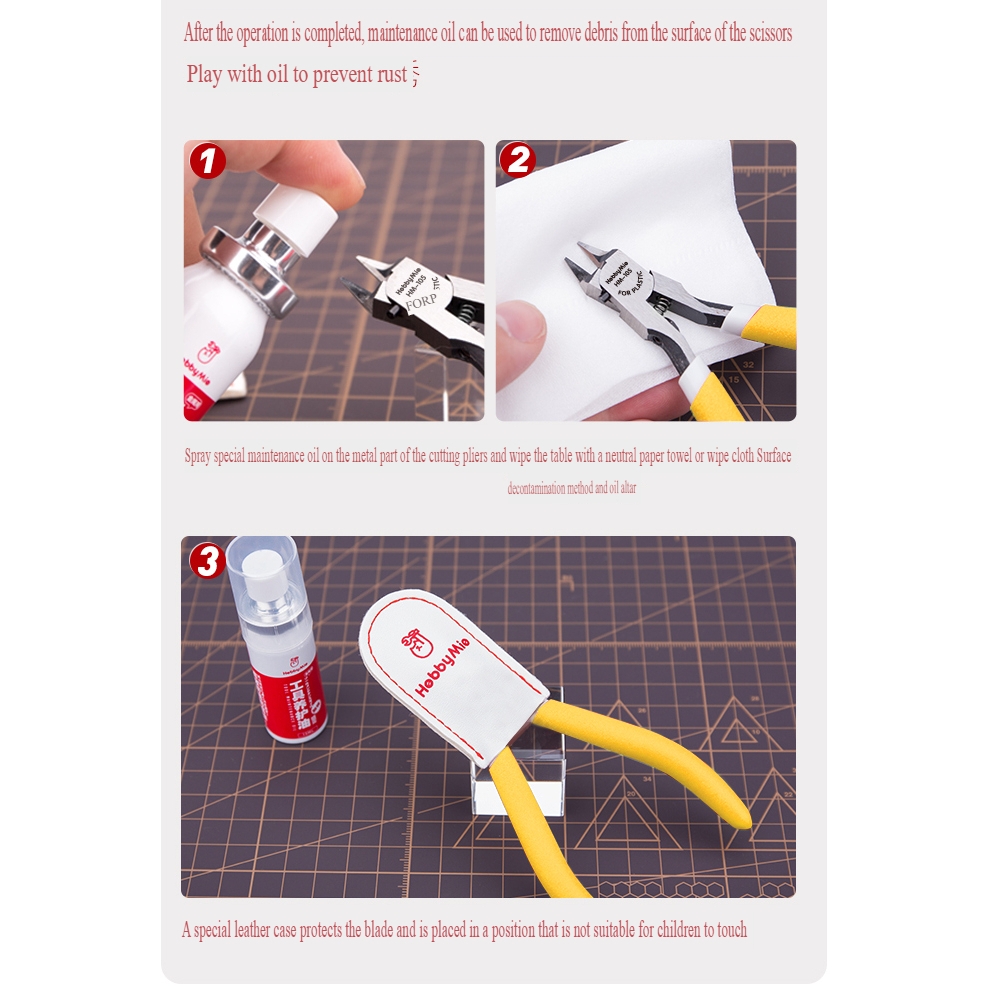 Kìm cắt mô hình Hobby MIO HM105 1 lưỡi Ultra thin Single Edge