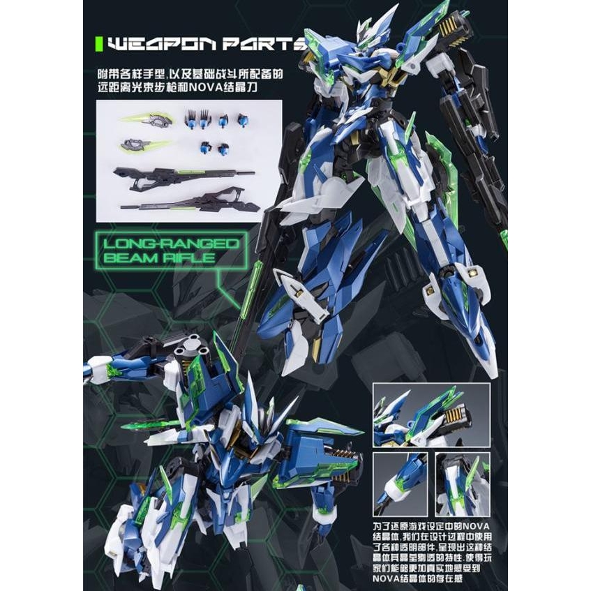 Mô hình lắp ráp Cross Core CZ-12A KISHIN Nebula 1/100