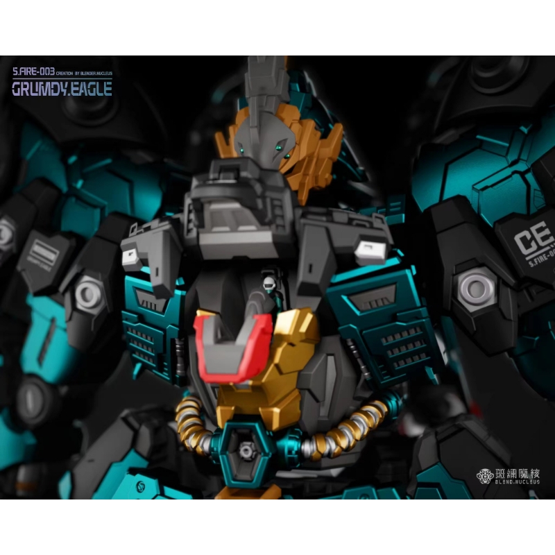 Mô hình Blend Nucleus MB 1/72 Grumdy Eagle Jagd Doga Mokai Metal Build Alloy Die Casting Frame